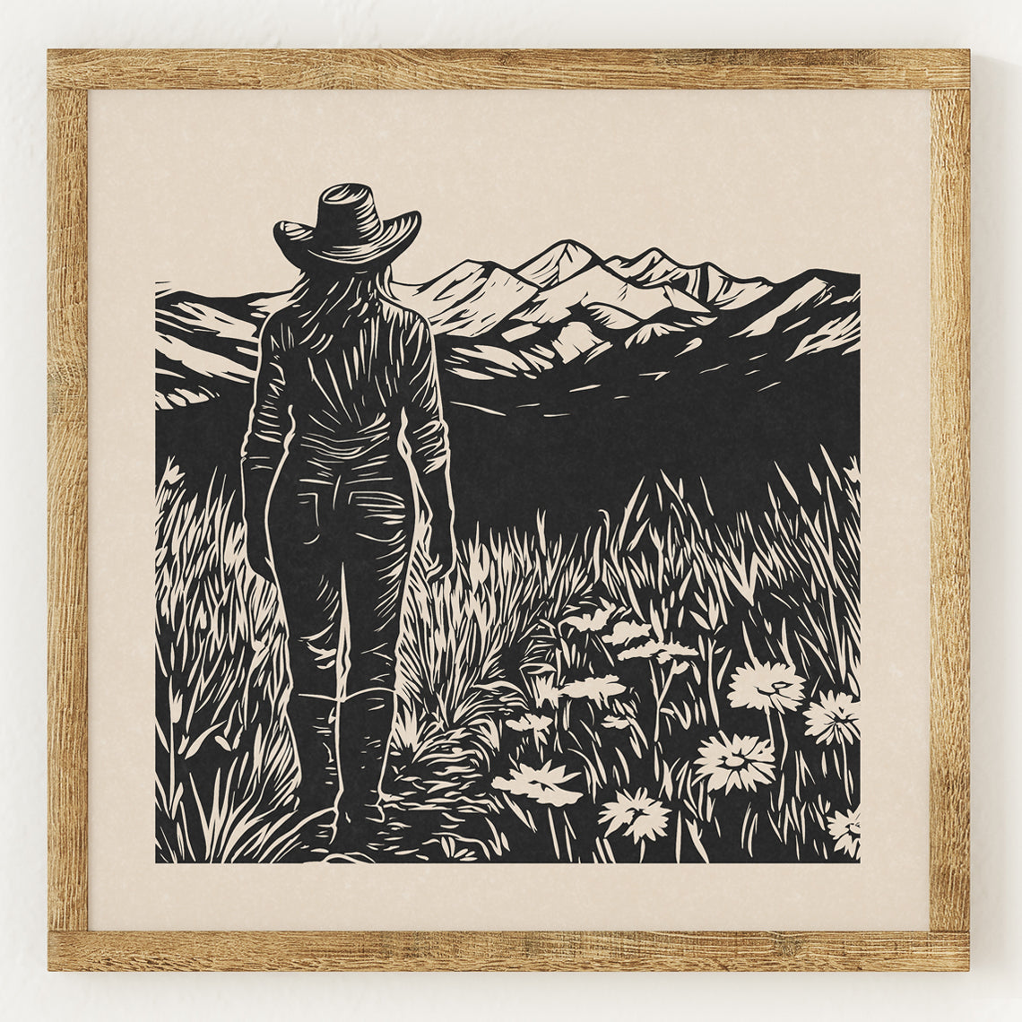 Voyageur en montagne