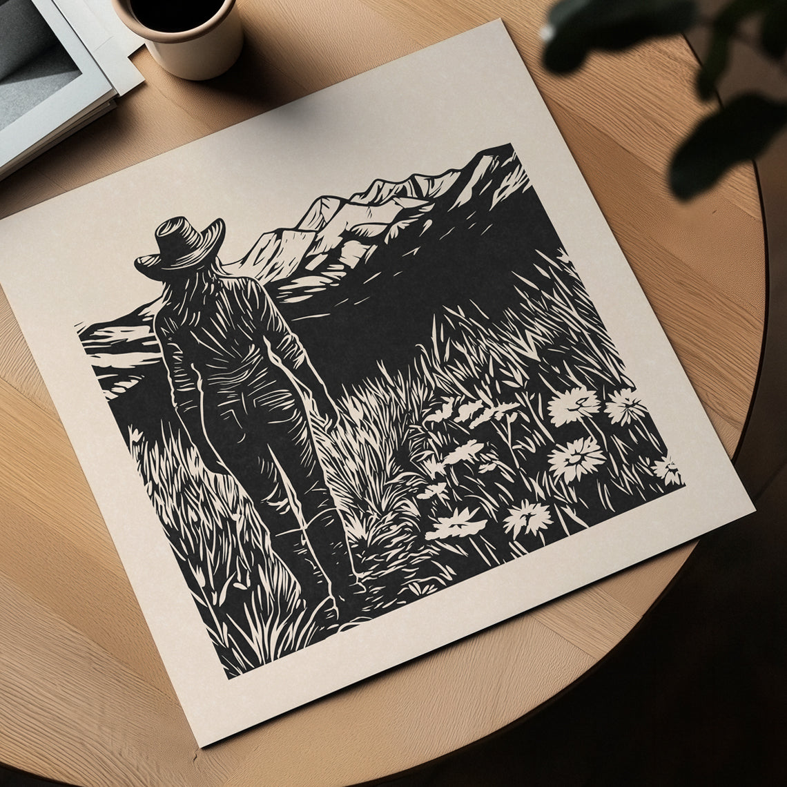 Voyageur en montagne