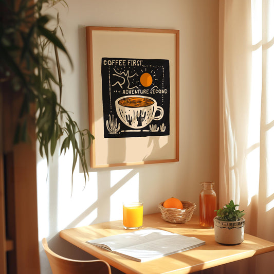 Le café d'abord, l'aventure ensuite