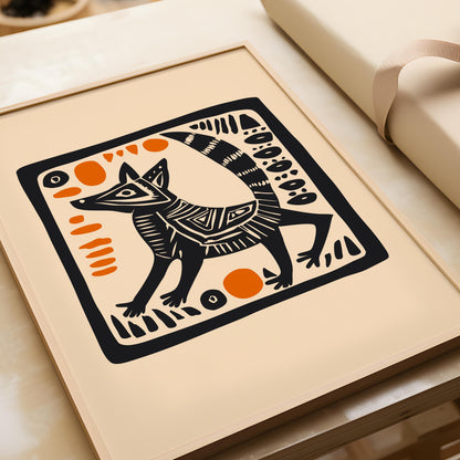 Aztec Raccoon