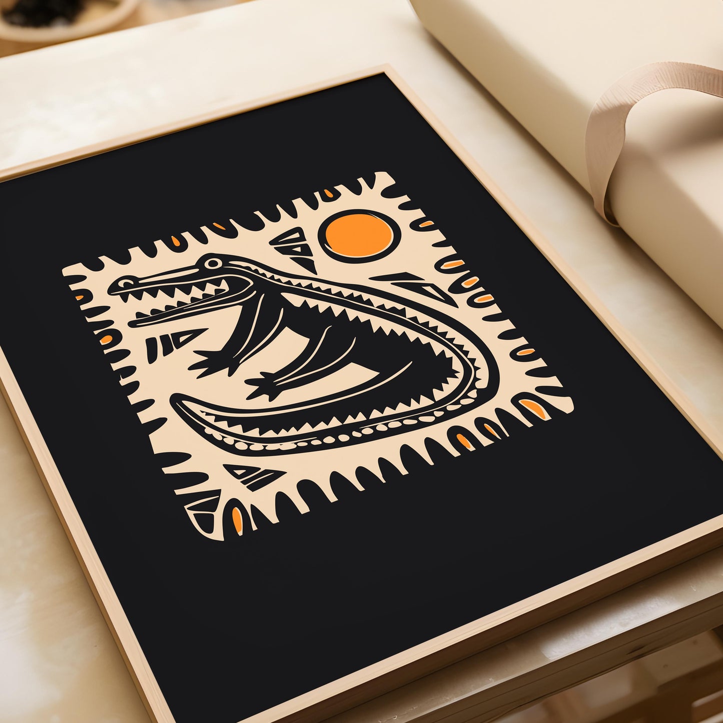 Aztec Crocodile