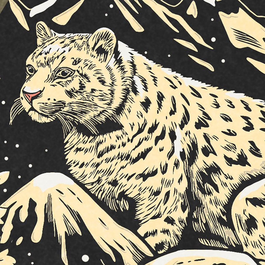 Snow Leopard Terrarium