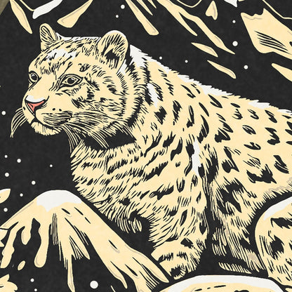 Snow Leopard Terrarium
