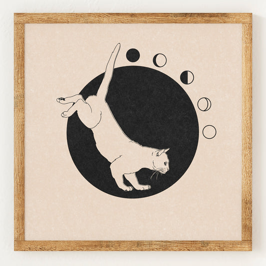Chat bondissant (à droite)