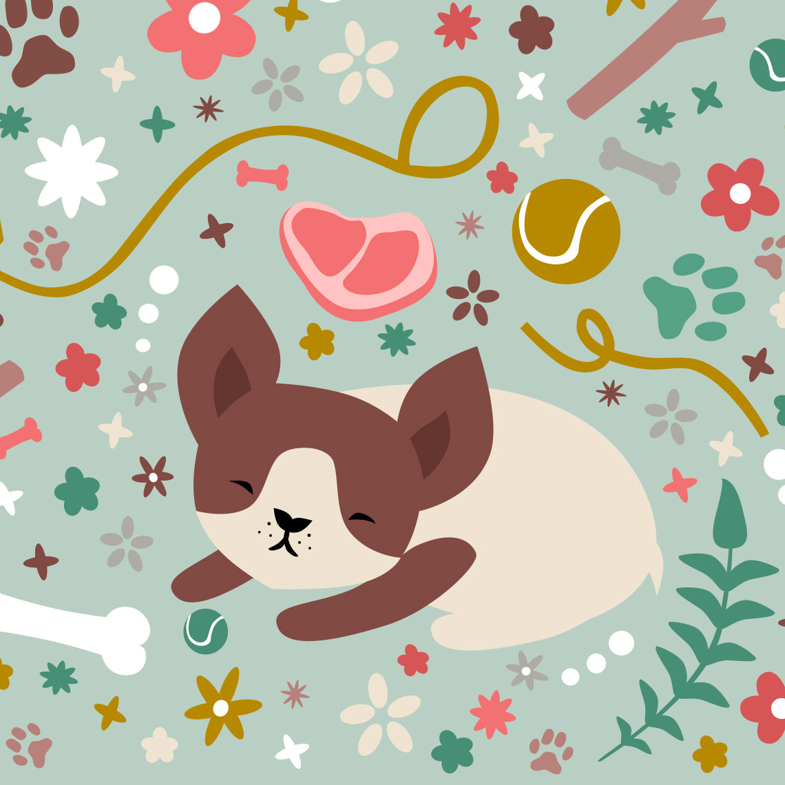 Des dizaines de chiens