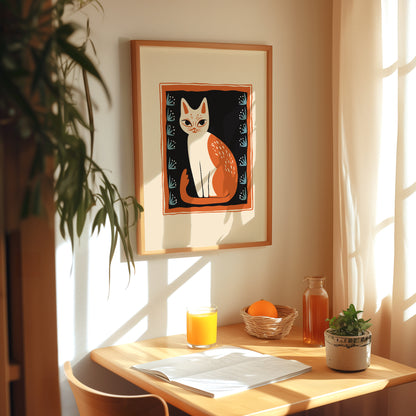 Orange And White Cat