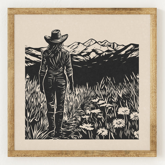 Voyageur en montagne