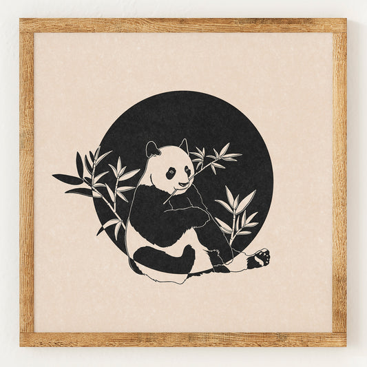 Panda en bambou
