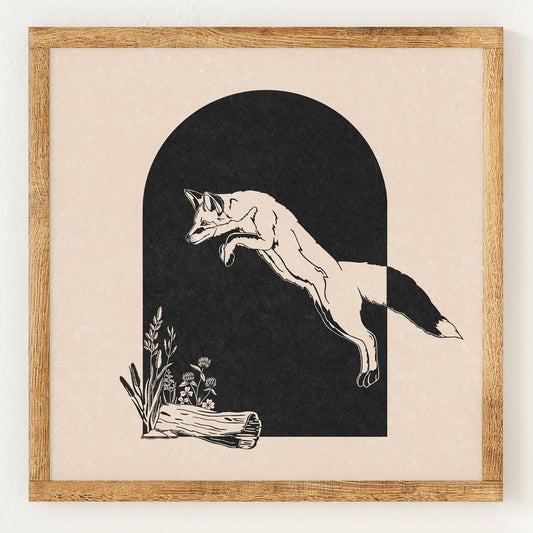 Renard bondissant