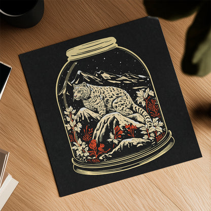 Snow Leopard Terrarium