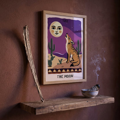 The Moon Tarot Card