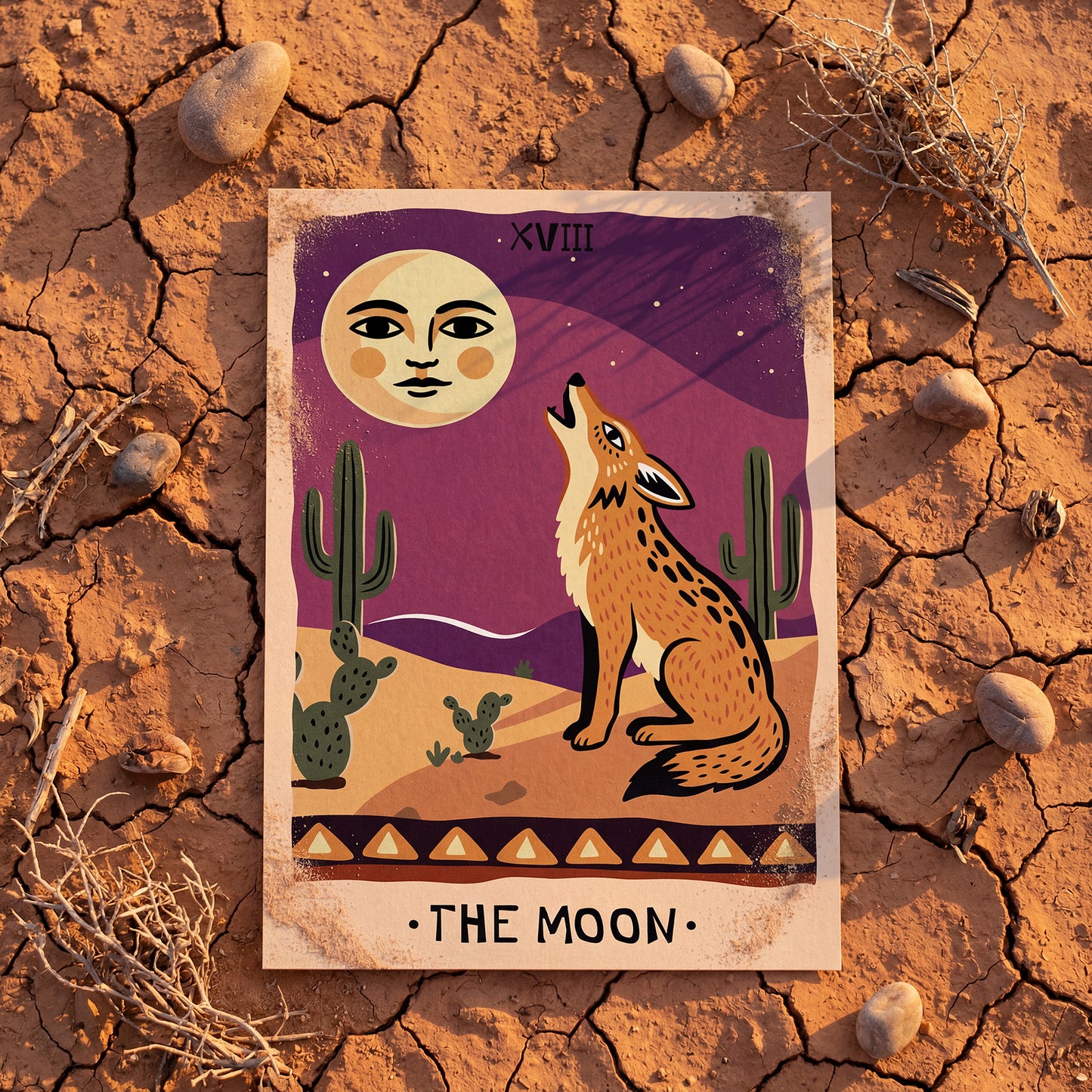 The Moon Tarot Card