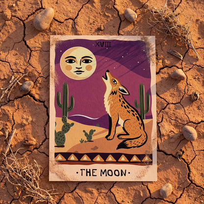 The Moon Tarot Card