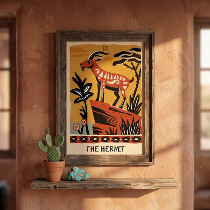 Paysage désertique aztèque