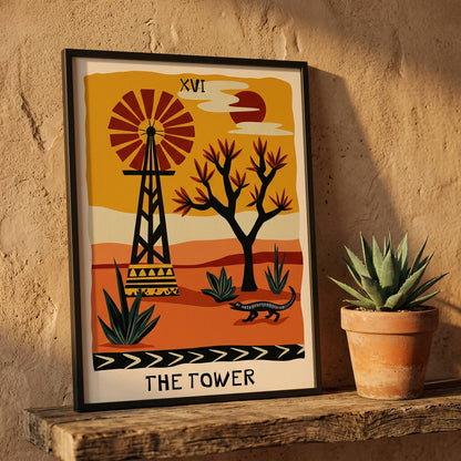 The Tower Tarot Card