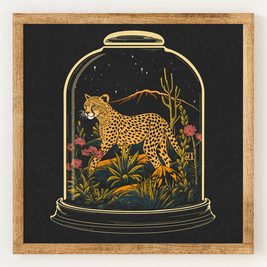Terrarium pour guépards