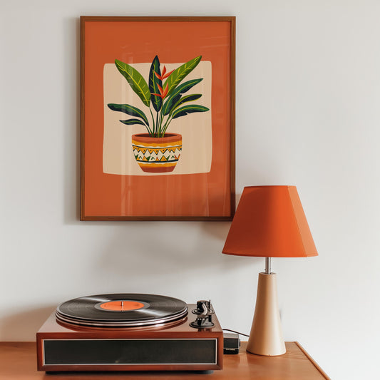 Plante de palmier du paradis